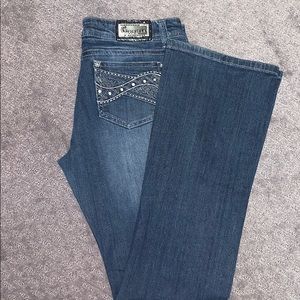 Grace in LA bootcut embellished jeans size/11